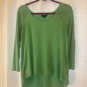 Green 3/4 Sleeve Top